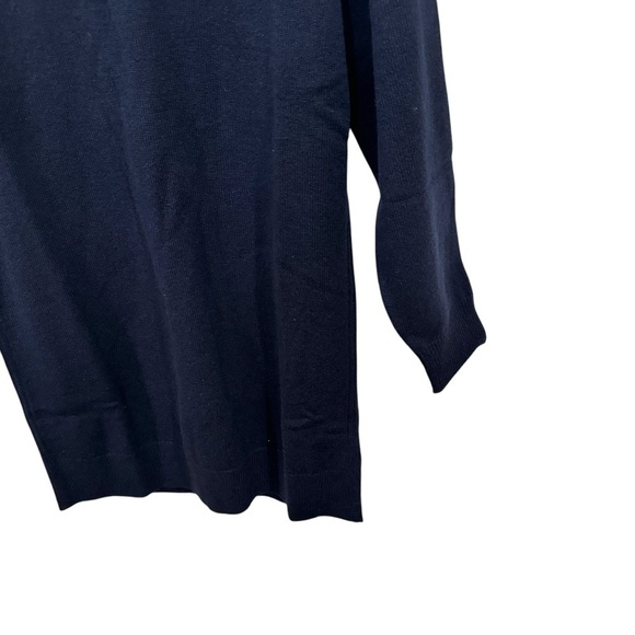 THAKOON Women's Navy Blue Midnight Wool Sweater Dress Size M - Picture 5 of 11